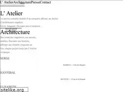 Sites similar to latelier2.archi