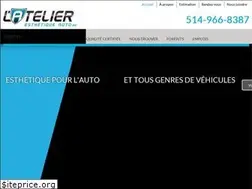 Sites similar to latelieresthetiqueauto.com