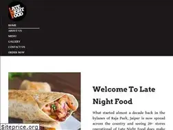 Sites similar to latenightfood.in