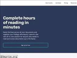 Sites similar to lateral.io