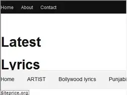Sites similar to latestlyricsgaana.blogspot.com