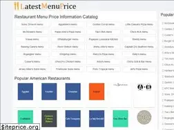 Sites similar to latestmenuprice.com