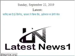 Sites similar to latestnews1.com