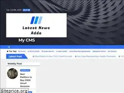 Sites similar to latestnewsadda.com