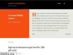 Sites similar to latestoftomorrow.blogspot.com