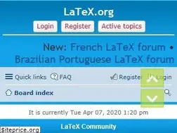 Sites similar to latex-community.org