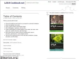 Sites similar to latex-cookbook.net