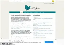 Sites similar to latex-project.org