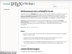 Sites similar to latex.tugraz.at