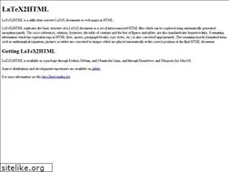 Sites similar to latex2html.org