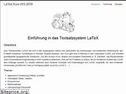 Sites similar to latexkurs.github.io