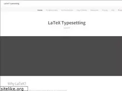 Sites similar to latextypesetting.com