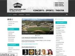 Sites similar to laticketshop.com