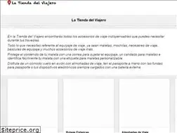 Sites similar to latiendadelviajero.es