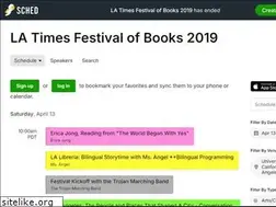Sites similar to latimesfestivalofbooks2019.sched.com