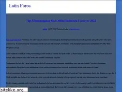 Sites similar to latin-foros.com
