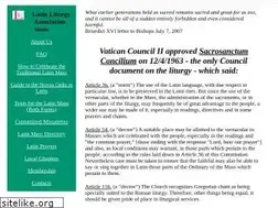Sites similar to latinliturgy.com