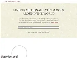 Sites similar to latinmassdir.org