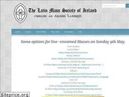 Sites similar to latinmassireland.com