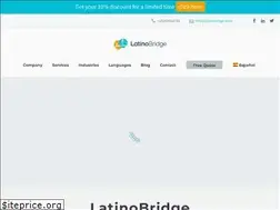 Sites similar to latinobridge.com
