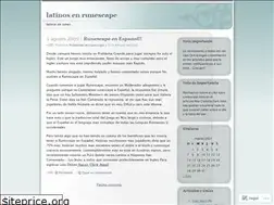 Sites similar to latinors.wordpress.com