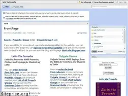 Sites similar to latinviaproverbs.pbworks.com