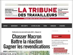 Sites similar to latribunedestravailleurs.fr