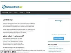 Sites similar to lattenrost-test.net