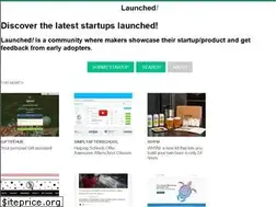 Sites similar to launched.io