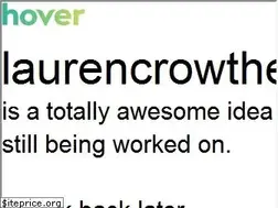 Sites similar to laurencrowther.com