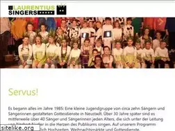 Sites similar to laurentius-singers.de