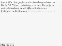 Sites similar to laurentpatz.com