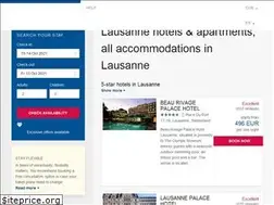 Sites similar to lausanne-hotels.com