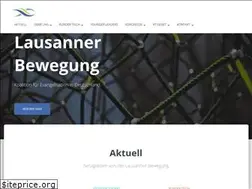 Sites similar to lausannerbewegung.de