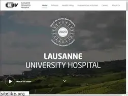 Sites similar to lausanneuniversityhospital.com