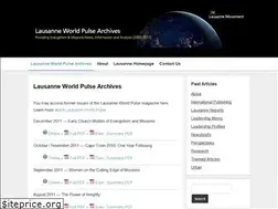 Sites similar to lausanneworldpulse.com
