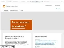 Sites similar to lausuntopalvelu.fi