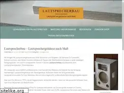 Sites similar to lautsprecherbau.com