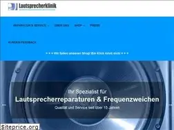 Sites similar to lautsprecherklinik.de