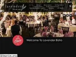 Sites similar to lavenderbistro.com
