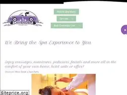 Sites similar to lavendermobilespa.com