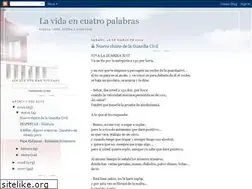 Sites similar to lavidaencuatropalabras.blogspot.com