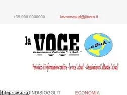 Sites similar to lavoceassociazioneculturaleasud.it