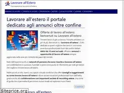 Sites similar to lavorareallestero.it