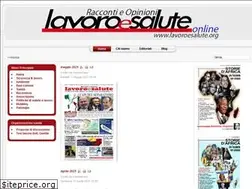 Sites similar to lavoroesalute.org