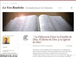 Sites similar to lavozbautista.wordpress.com