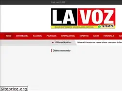 Sites similar to lavozbolivia.com