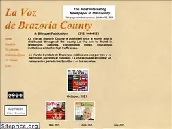 Sites similar to lavozdebrazoriacounty.com
