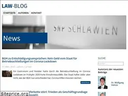 Sites similar to law-blog.de