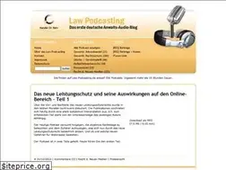 Sites similar to law-podcasting.de
